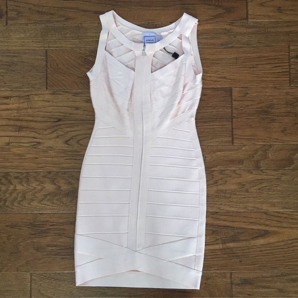 Herve Leger Dresses & Skirts - Herve Leger Icy Rose Bandage Mini Dress